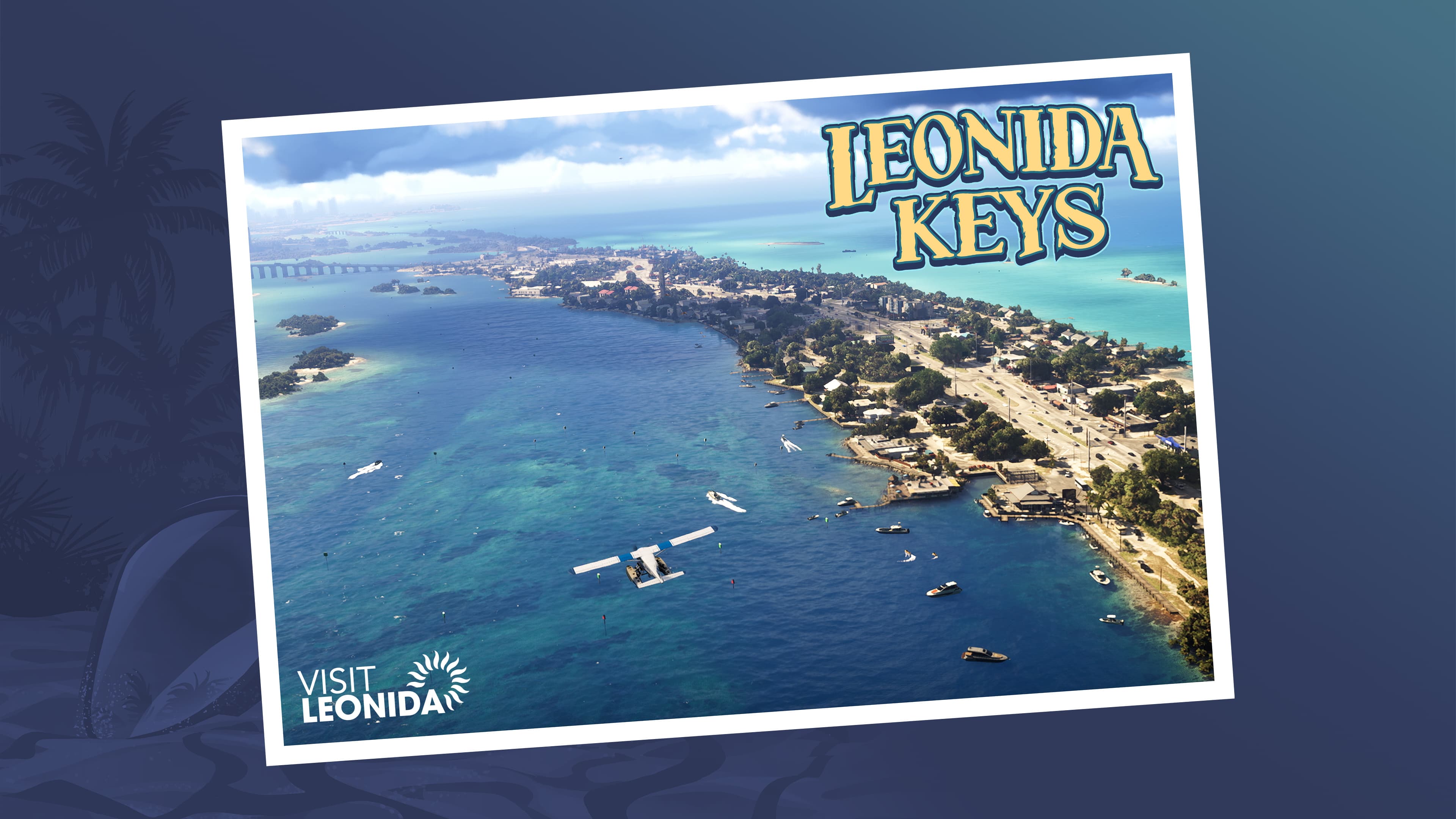 Postcard oficial de Leonida Keys, GTA 6