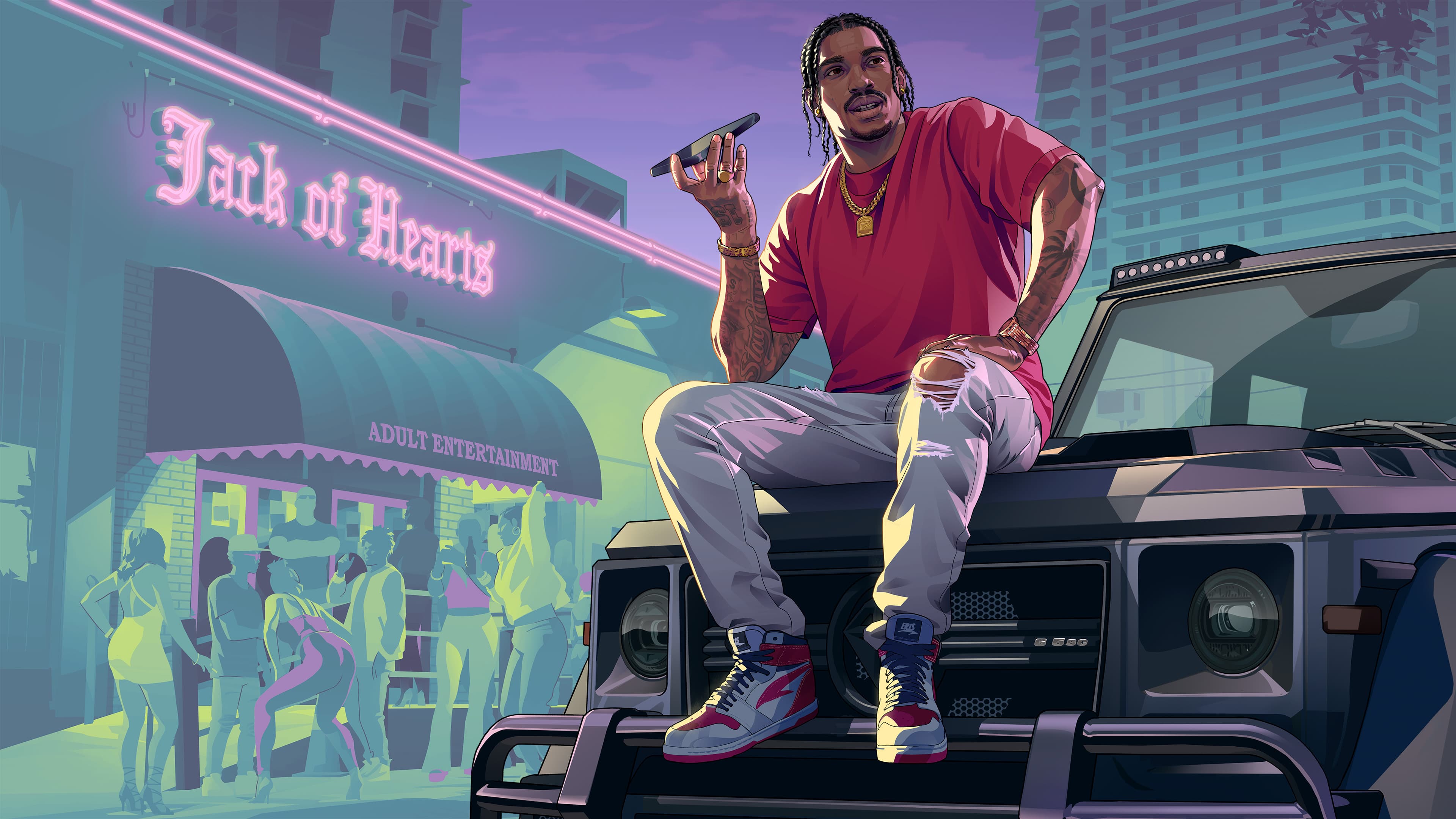Dre'Quan Priest, arte oficial de GTA 6